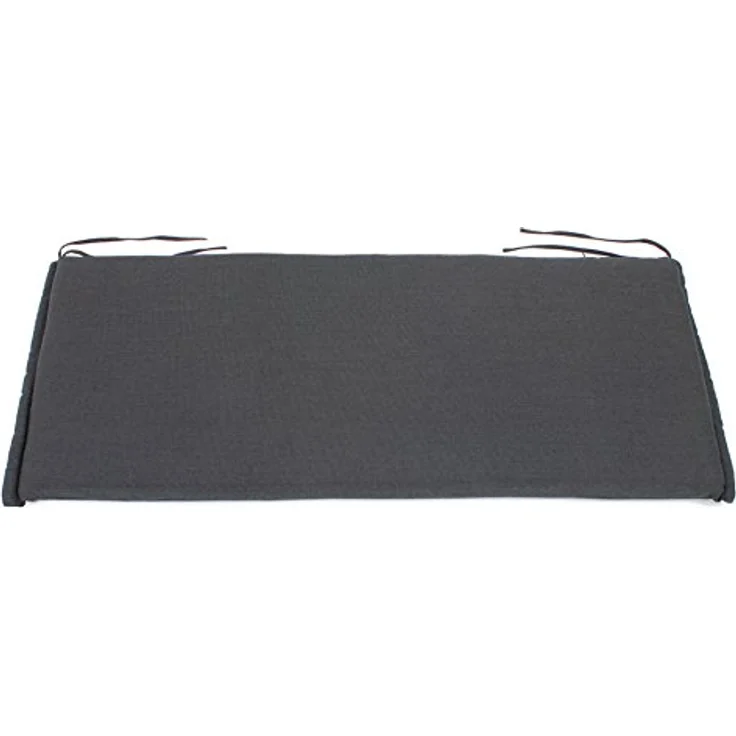 riess-ambiente Bankauflage ROG 45x110cm anthrazit – Sitzkissen, Polster-Auflage, (Einzelartikel, 1 St), bequemes Outdoor-Auflagekissen – ideal für 2-Sitzer Gartenbank – Bild 4