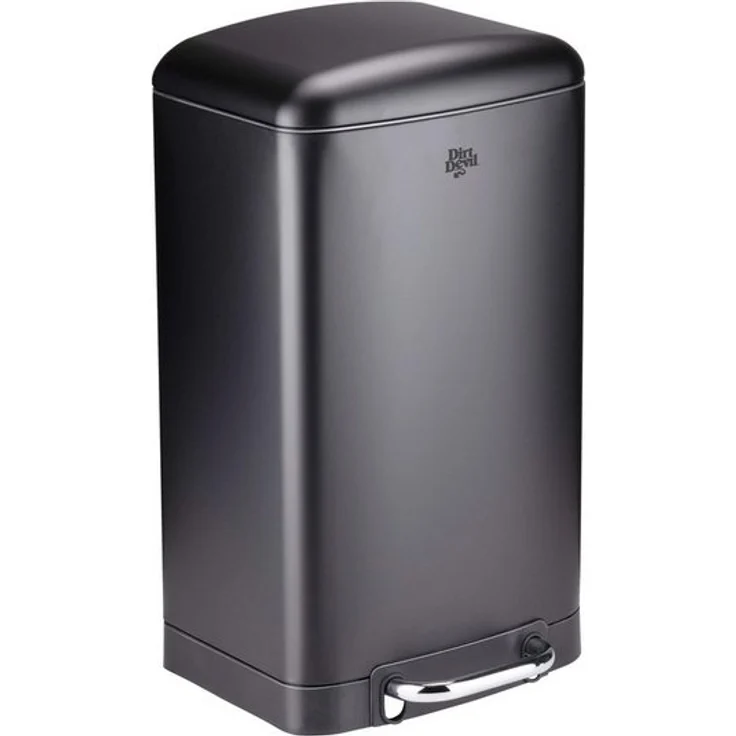 DIRT DEVIL Mülleimer Treteimer Edelstahl soft close 20 Liter, Abfalleimer Trittmechanismus Inneneimer herausnehmbar – Bild 3