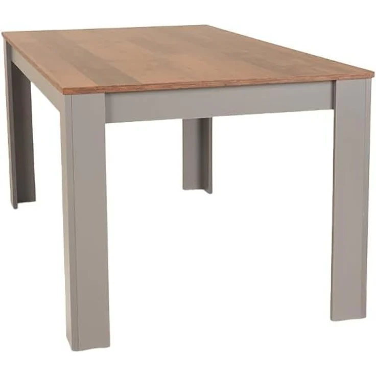 riess-ambiente Esstisch LOFT 160cm natur/anthrazit · pflegeleichter Küchentisch bis 6 Personen (Einzelartikel, 1-St), viel Beinfreiheit · Modern Design · Holzoptik · stabile Winkelfüße – Bild 6