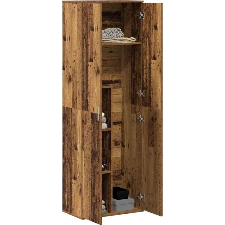 vidaXL Highboard Altholz 60 x 35 x 180 cm Holzwerkstoff 3365567 – Bild 3