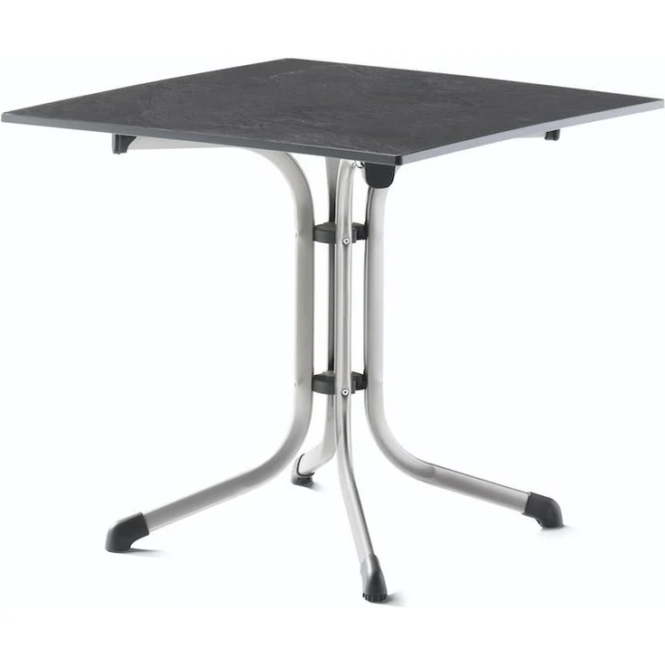 Sieger Boulevard Boulevard-Klapptisch mit vivodur® Tischplatte, Stahl Graphit, 80 x 73 x 80 – Bild 1