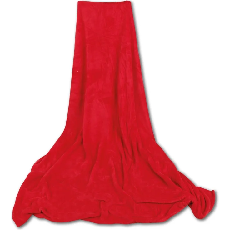 Kuscheldecke 210cm x 280cm rot - scarlett – Bild 2