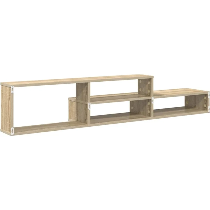 Wand-TV Stand, TV-Regal 150x25x28,5cm Holzwerkstoff – Bild 7