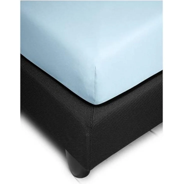 Irisette Mako-Jersey Betttuch Jupiter 0008 bleu 190 x 200 cm 8-23 bleu – Bild 5