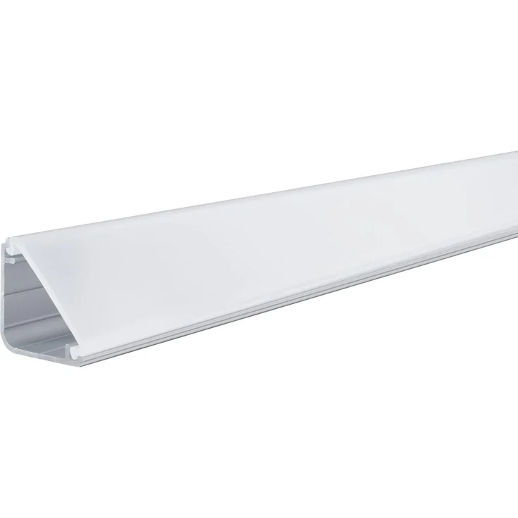 Paulmann No. 70261 Delta Profil mit Diffusor 2m Alu eloxiert Satin, Alu/Kunststoff – Bild 1