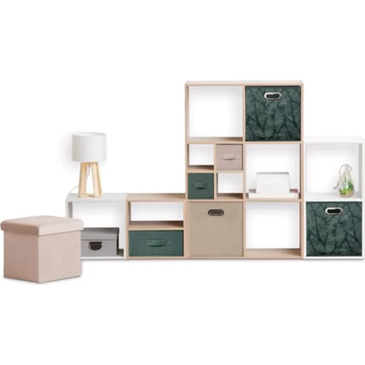 5five Aufbewahrungsbox mit Blättermuster MIX'N'MODUL – Bild 5