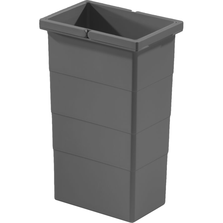 Hailo Inneneimer 1129919 dunkelgrau 10 Liter 226 x 156 x 350 2 Henkel