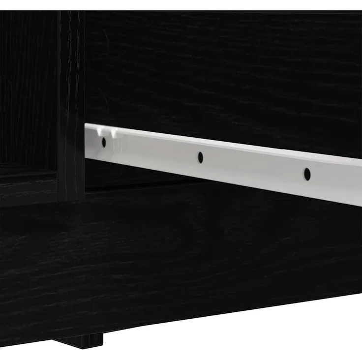 vidaXL Sideboard mit Schubladen Schwarz Eichen-Optik 100,5x35x98,5 cm 3328454 – Bild 10