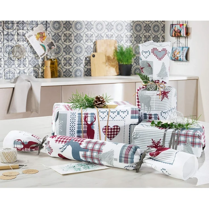 Erwin Müller Geschirrtuch Geschirrtuch 4er-Pack, Baumwolle Motiv – Bild 5