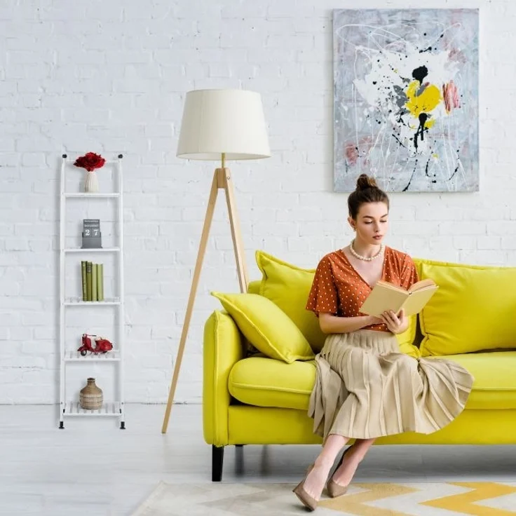 Schmales Standregal mit 5 Ablagen – Bild 3