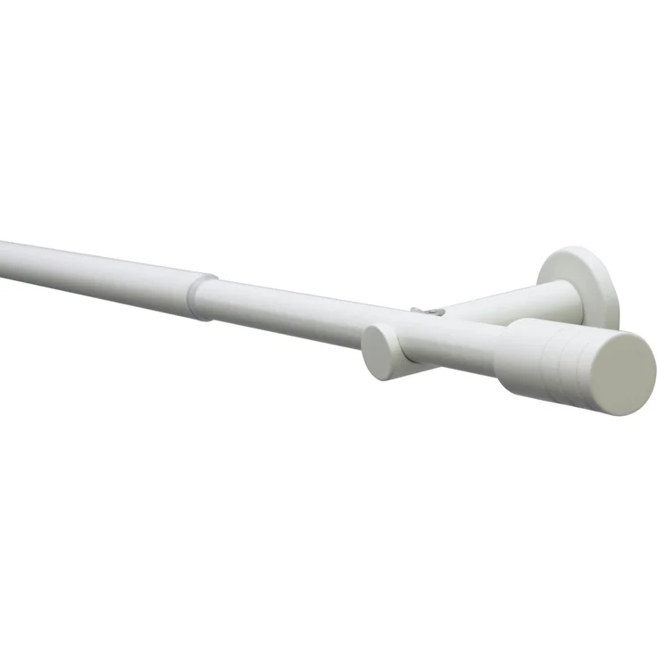 GARDINIA Gardinenstange Set Ø 16/19 mm, Ø 19 mm, 1-läufig, ausziehbar, verschraubt, 1-Lauf – Bild 2