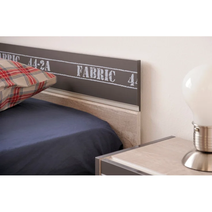 Parisot Kinderzimmer Fabric in Esche grau Jugendzimmer Set 4-tlg. – Bild 2