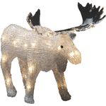 Konstsmide LED Acryl Elch 24 warm weiße Dioden batteriebetrieben