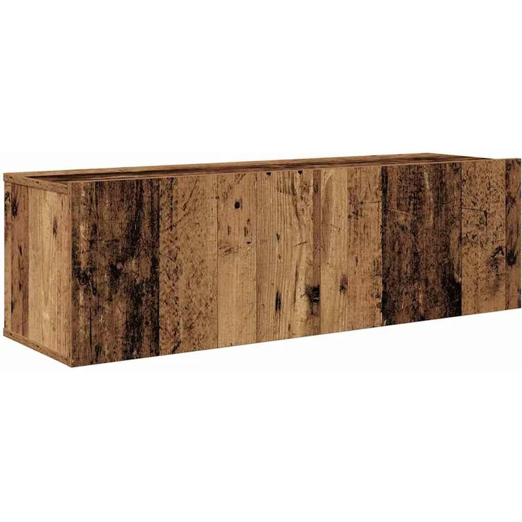 vidaXL TV-Schrankset Wandmontiert 5 pcs Altholz Holzwerkstoff 3393195 – Bild 5