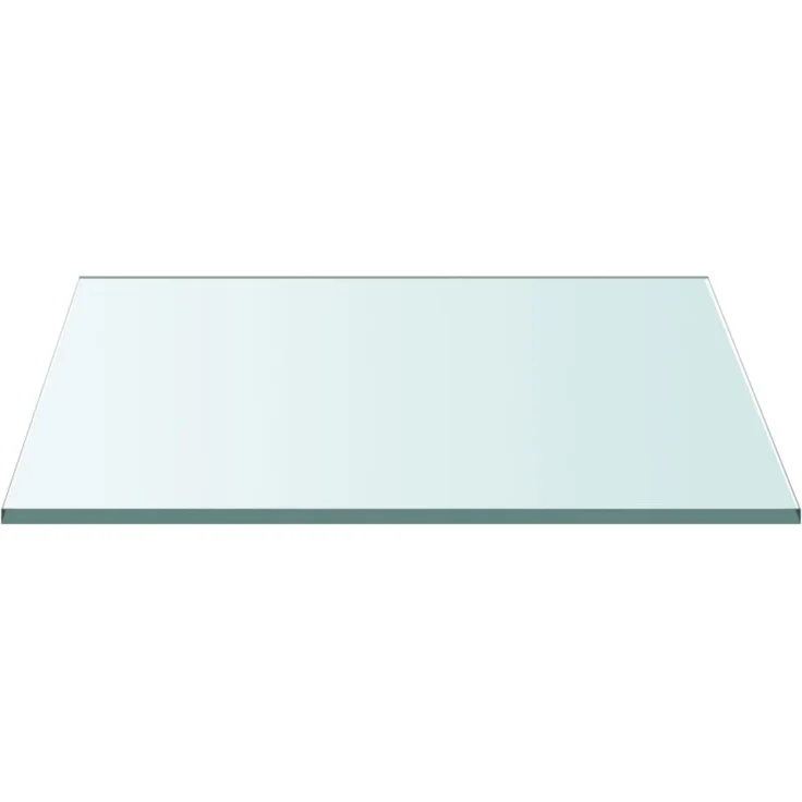 vidaXL Tischplatte Transparent 50x50 cm Hartglas 345072 – Bild 2