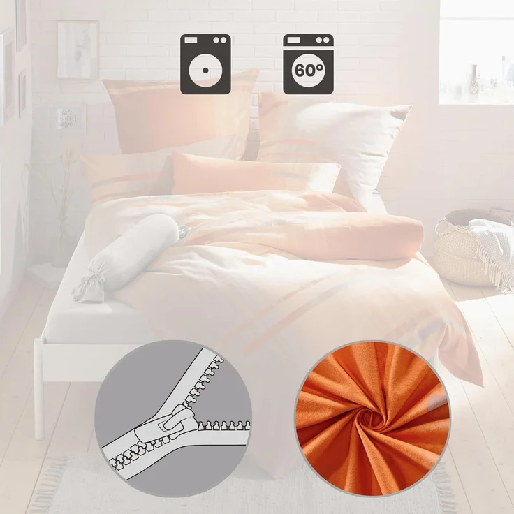 Erwin Müller Kissenbezüge Kissenbezug, Flanell Streifen – Bild 6