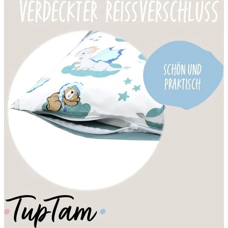 TupTam Kissenbezüge TupTam Kinder Kissenbezug Kissenhülle Dekorativ Gemustert – Bild 4
