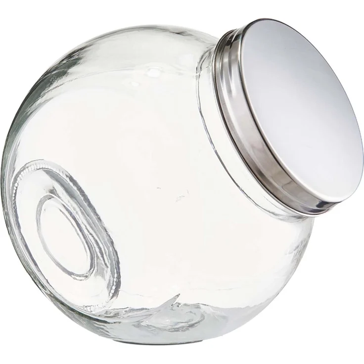 6 Stück Vorratsglas Candy, Edelstahldeckel - 19 x 13,5 x 19 cm – Bild 2