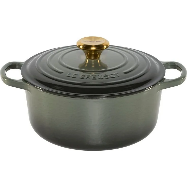 Le Creuset Signature Bräter rund 24 cm thyme