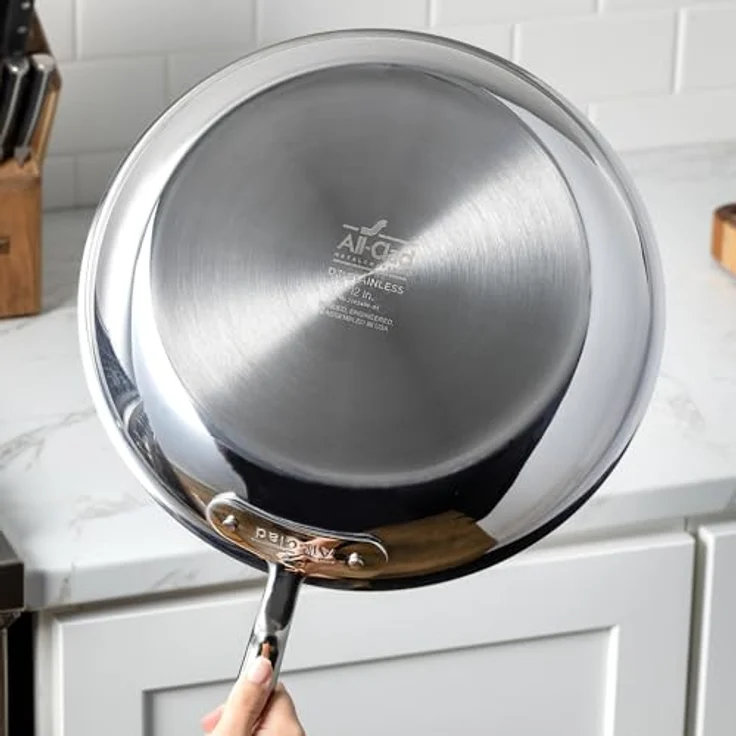 All-Clad 4201. 5 Stainless Steel Tri-Ply Bonded Dishwasher Safe Sauce Pan with Lid Cookware, 1. 5-Quart, Silver – Bild 8