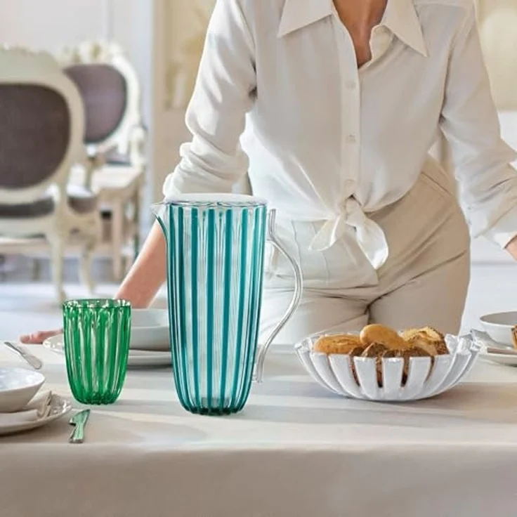 Guzzini Dolce Vita Türkis Karaffe mit Deckel 1,75 l – Bild 2