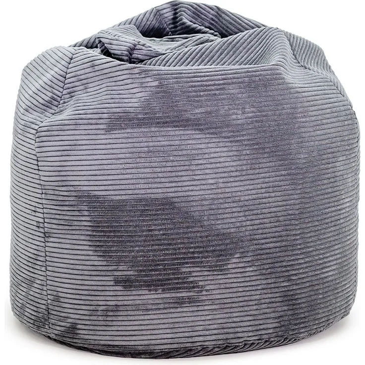 Sitzsack BUZZ, Polyester, Grau, 85 x 120 x 85 cm