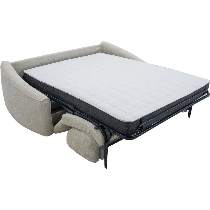 Vente-unique - ASUFA - Schlafsofa - Plastik - Kunststoff (PVC) - Beige - 208 x 100 x 80 cm – Bild 5