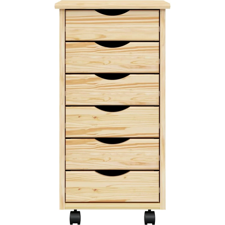 vidaXL Rollcontainer mit Schubladen MOSS 34 x 39 x 65,5 cm 42032400 – Bild 5