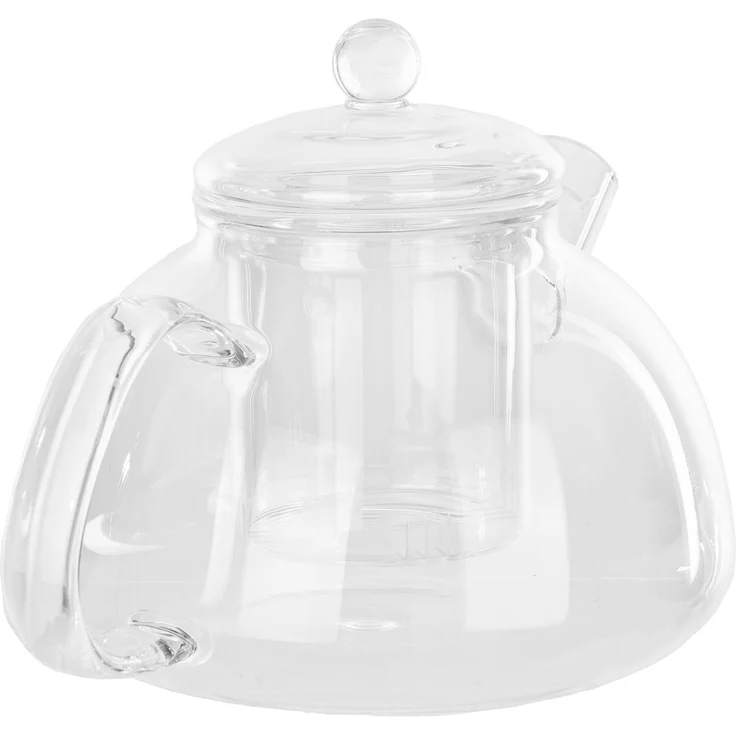 KADAX Teekanne aus Glas 1.3L, hitzebeständig, Glaskanne mit Siebeinsatz für losen Tee, Glasteekanne mit Deckel und Sieb, Teebereiter, Kanne mit Teesieb – Bild 7