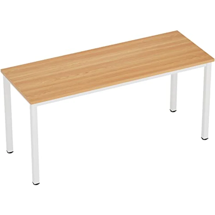SogesHome Computertisch Schreibtisch 120 x 60 x 75 cm PC Schreibtisch Büro Schreibtisch Workstation für Home Office Verwenden Schreibtisch, Esstisch Konferenztisch, AC3BW-120-SH – Bild 8