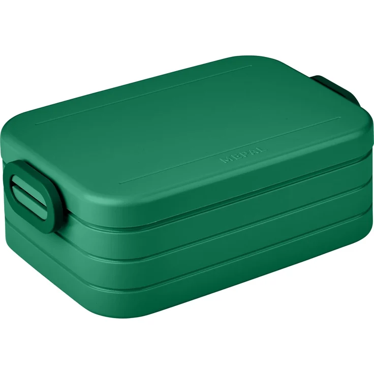 Mepal 2-tlg Bento-Lunchboxen Set Klein/Groß Take A - Brotdose mit Fächern, geeignet für bis zu 4 BZW. 8 Butterbrote, TPE/pp/abs, 0 mm - Vivid Green – Bild 3