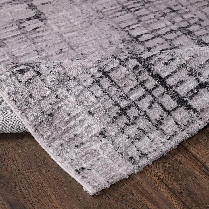 Sanat Teppich Evra 7010, rechteckig, Höhe: 22 mm, Kurzflorteppich mit Hoch Tief Struktur – Bild 2