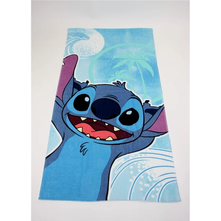 Disney Stitch Strandtuch Baumwolle 70 × 140 cm für Urlaub und Strand – Bild 2