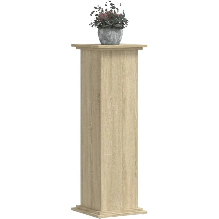 vidaXL Pflanzenständer Sonoma-Eiche 33x33x100 cm Holzwerkstoff 852980 – Bild 2