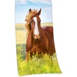 Herding Badetuch Pferde 75x150 cm