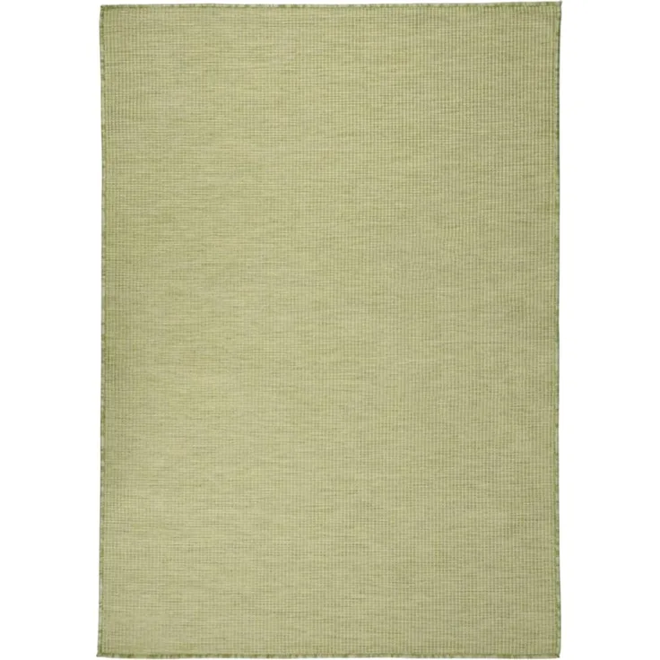 vidaXL Outdoor-Teppich Flachgewebe 160x230 cm Grün 340811