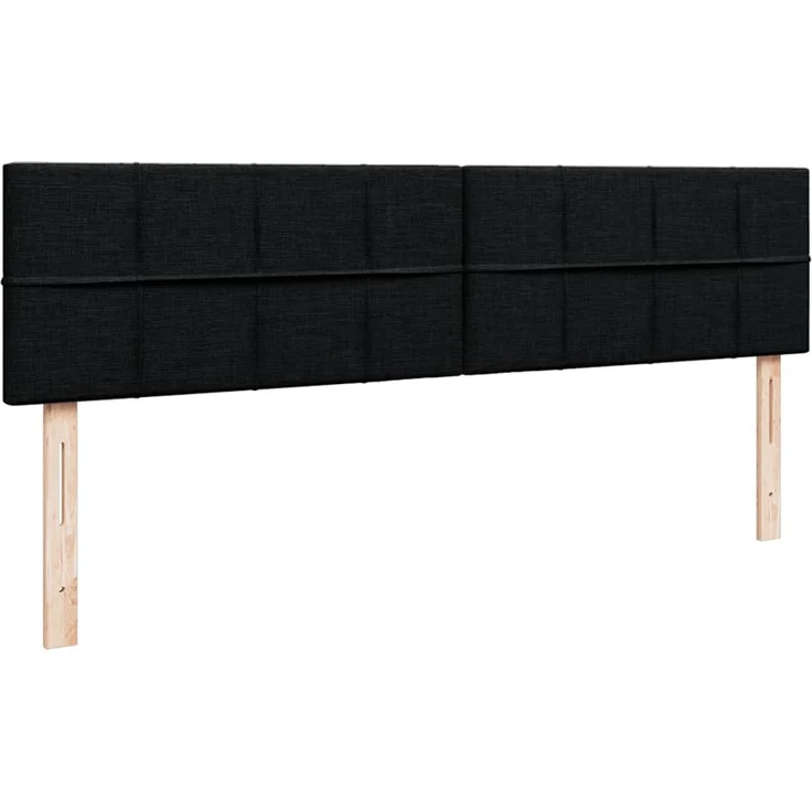 vidaXL Ottoman-Bett mit Matratze Schwarz 200x200 cm Stoff 3311486 – Bild 6