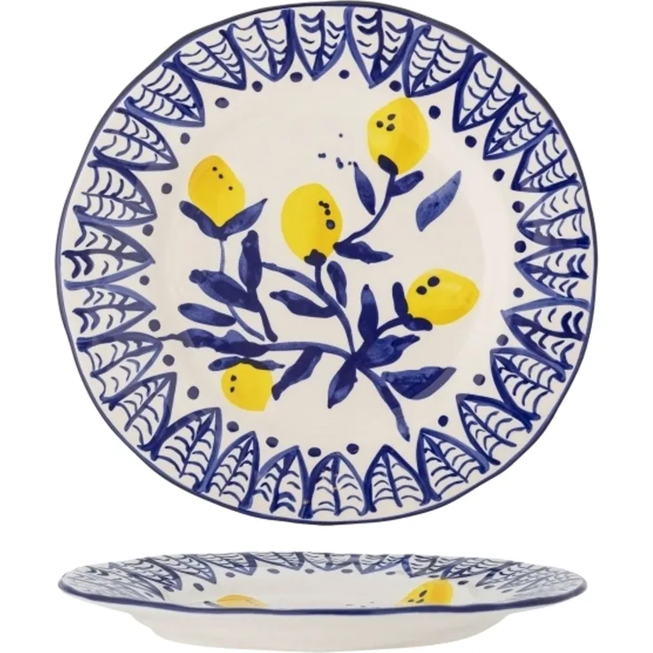 CREATIVE COLLECTION Maxima Teller 27 cm aus Steinzeug blau