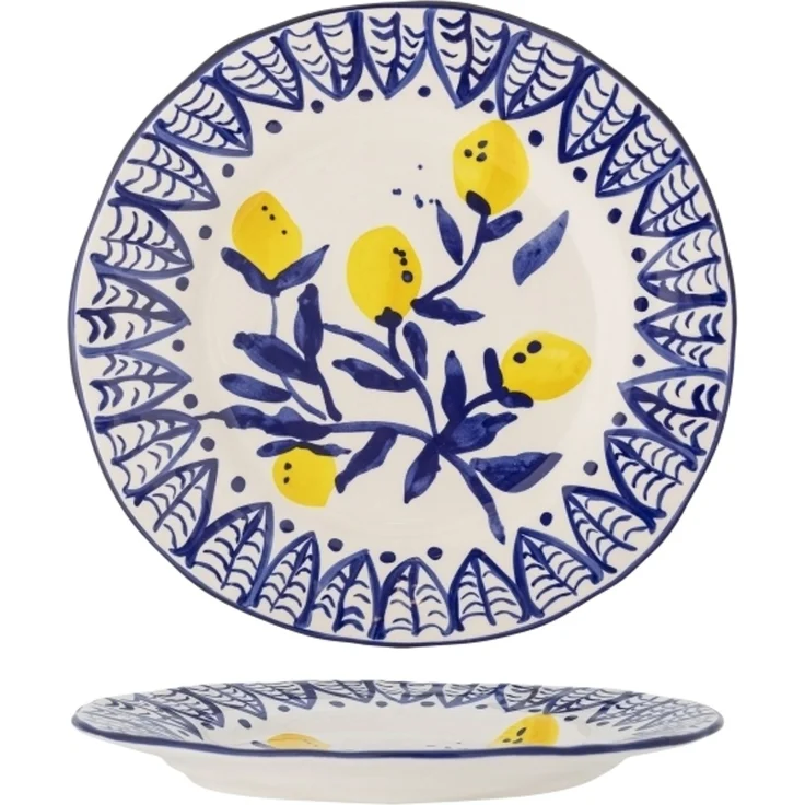 CREATIVE COLLECTION Maxima Teller 27 cm aus Steinzeug blau