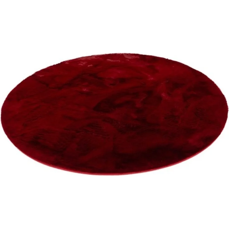 Pergamon Fellteppich Fellteppich Luxus Super Soft Plush Rund, Rund, Höhe: 25 mm – Bild 4