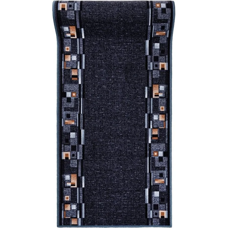 Mazovia Läufer Läufer Teppichläufer Brücke - Vorzimmer Küche - Grau, 67 x 100 cm, Kurzflor, Rutschfest, Meterware, Verschiedene Größen – Bild 4