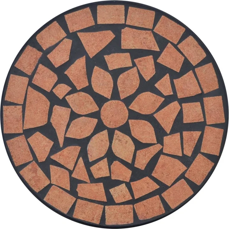 vidaXL Beistelltisch, Mosaik, Terrakotta, 30 x 60 cm – Bild 3