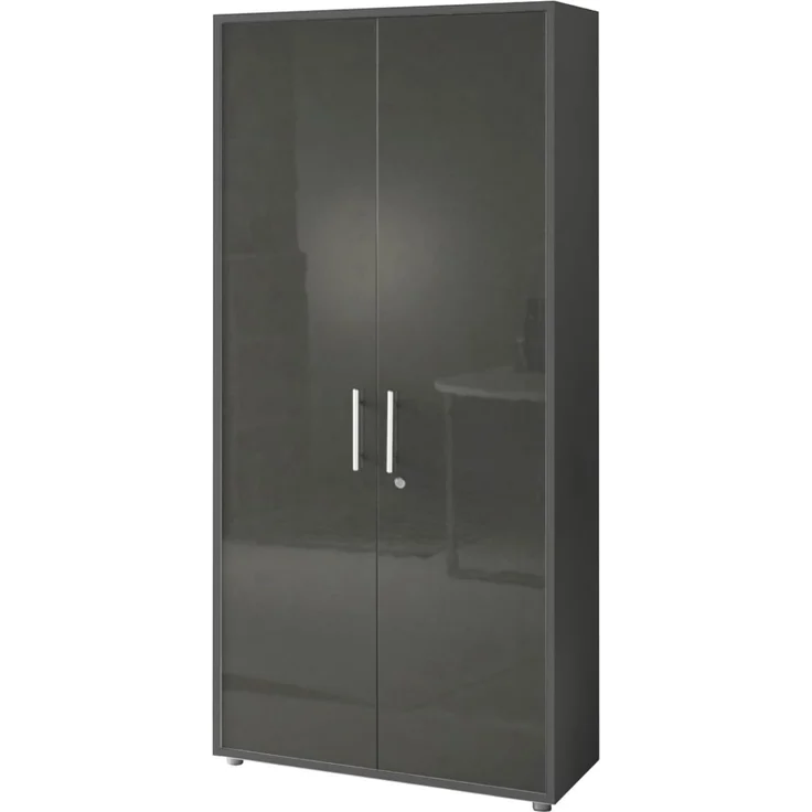 BMG Möbel Aktenschrank Office Edition abschließbar, 5 OH, Fronten Matt, Hochglanz lackiert oder Holzoptik – Bild 1