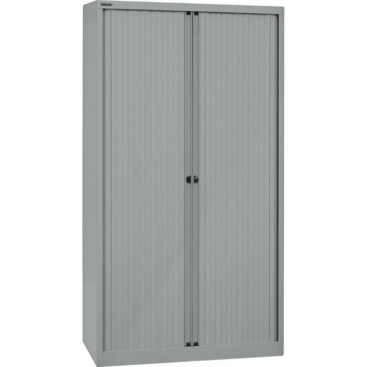 Bisley 'EuroTambour' Rollladenschrank, 100,0 cm, Silber, 4 Einlegeböden