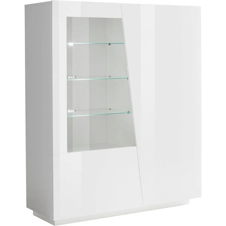 INOSIGN Highboard Vega, Hochschrank, Hochkommode, Schrank, mit 2 Türen mit Glaseinsatz, Höhe 146 cm – Bild 3