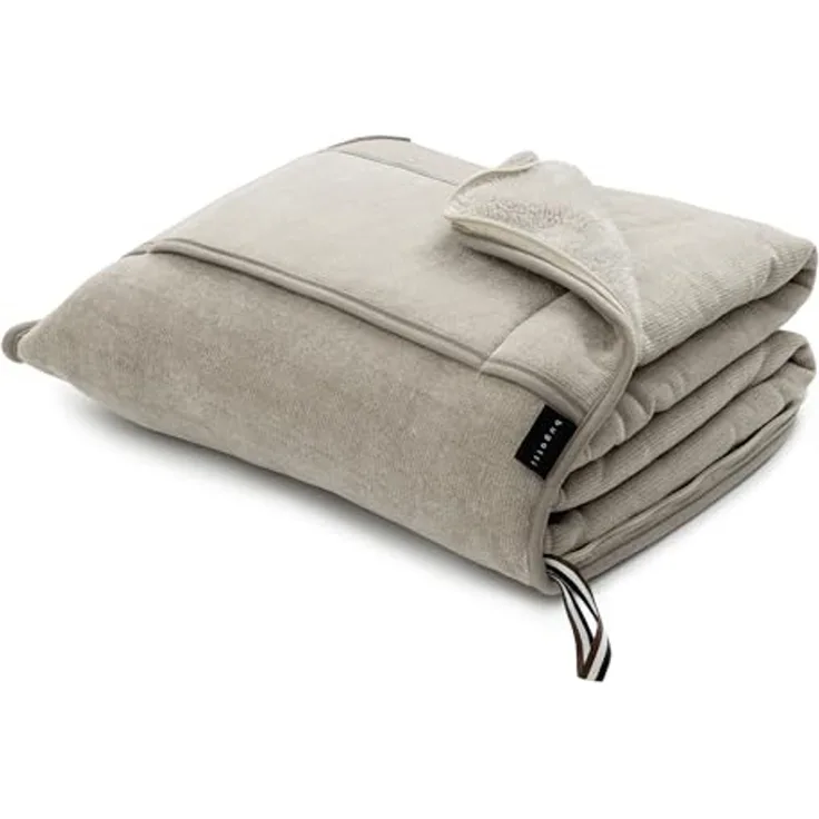 Wohndecke bugatti Reisedecke Doppio Soft, bugatti, 2-in-1: Reisedecke & Kissen in einem