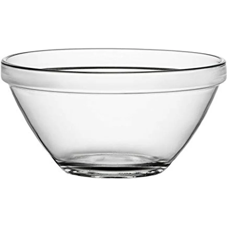 Bormioli Rocco Schale Bormioli Rocco Pompei Salatschale 23cm – Gehärtetes Glas, Stapelbar, Glas – Bild 1