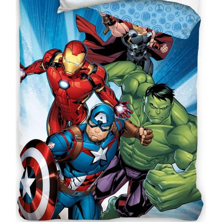 Marvel Avengers Bettwäsche Kinderbettwäsche AV2458742 135x200 cm + 80x80 cm – Bild 2