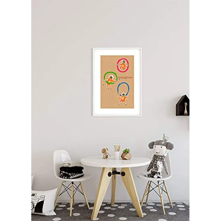 Komar ABC Animal O, Wandbild Poster für Kinderzimmer mit Buchstaben, 30 x 40 cm, hochqualitativer Druck auf fotopapier, ohne Rahmen – Bild 5