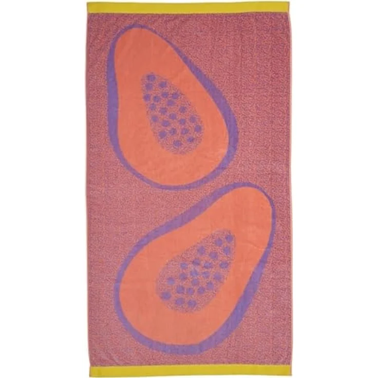 KAAT Amsterdam Strandtuch KAAT Amsterdam, Strandlaken, Papaya, Mehrfarbig, 100x180, (1-St) – Bild 1